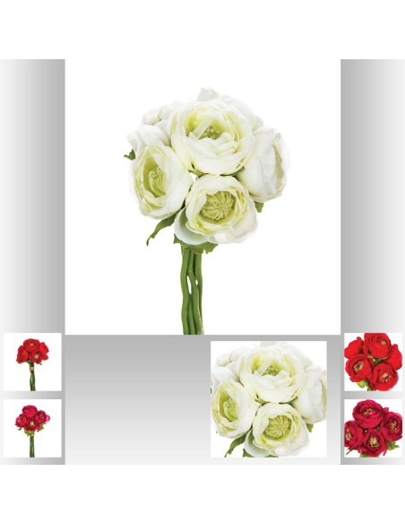 110256 - bouquet 6 renoncule ass h25