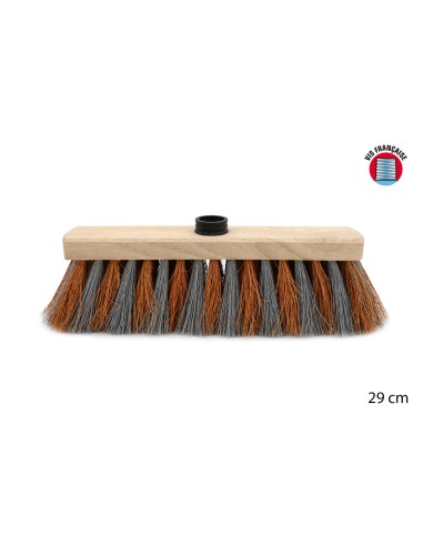 balaco011 - balai coco bois zebre 29cm