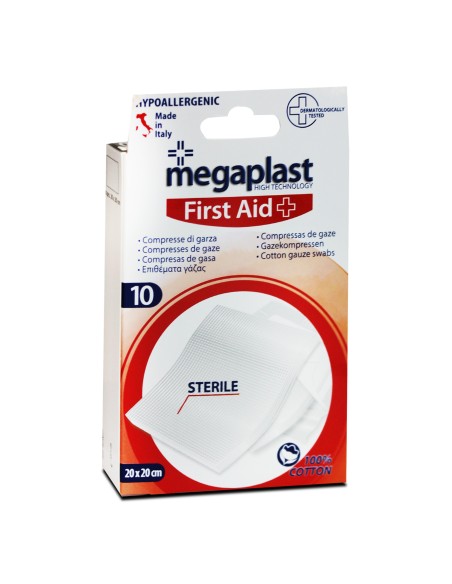 compresse sterile x10 20x20cm