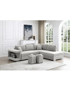 jabber - canapé angle droit jabber dark taupe lord28