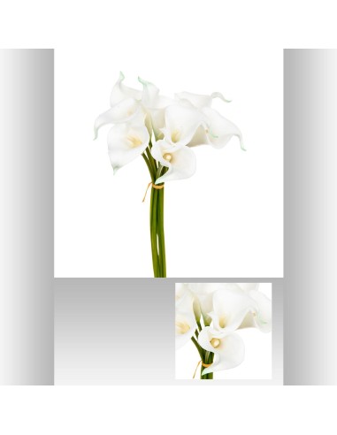 116023 - bouquet 8 arum ziede blc h36