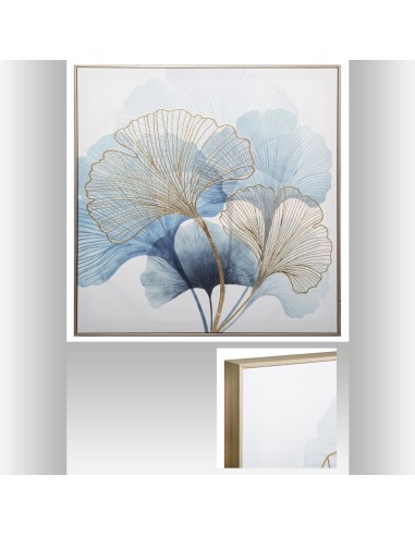 173916 - toile imp/cad/re ginkgo 58x58