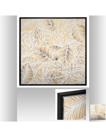 toile pei/cad/re feuille 78x78