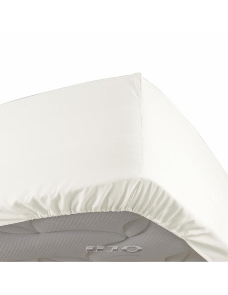drap housse 2 personnes 160 x 200 cm percale uni 78 fils percaline lin
