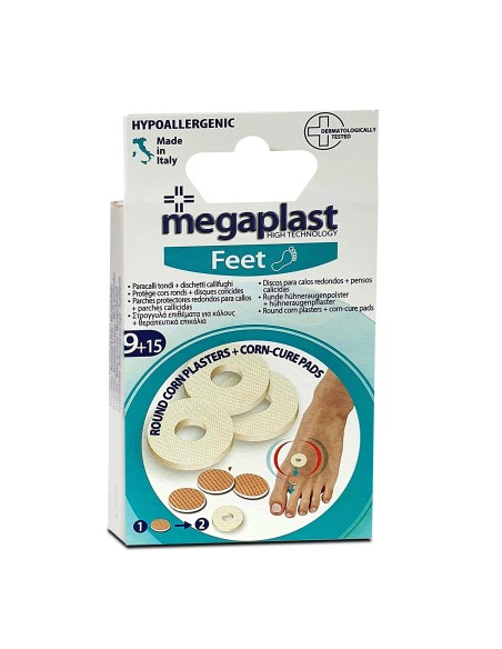 pansement pour callosite megaplast 9 + 15 ud
