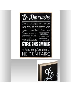 toile imp/cad dimanche 50x70