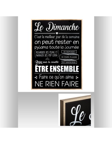 toile imp/cad dimanche 50x70