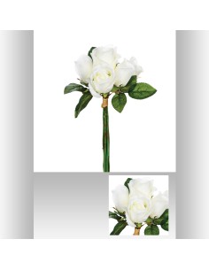 110347 - bouquet 7 rose cynthia blc h30