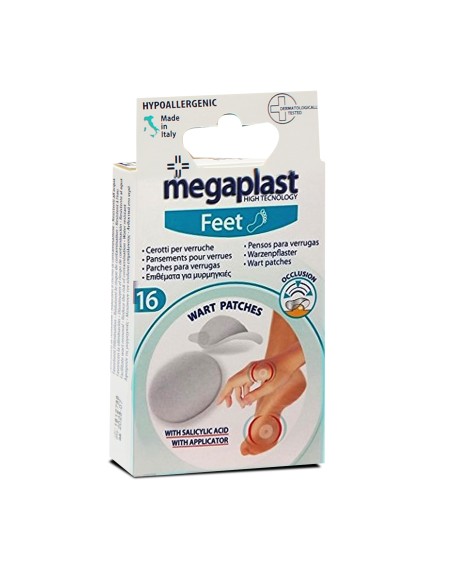 patch pour verrues protecteurs megaplast x16