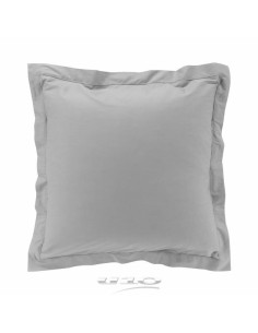 1643226 - taie d'oreiller vp 63 x 63 cm percale uni 78 fils percaline gris +p. b