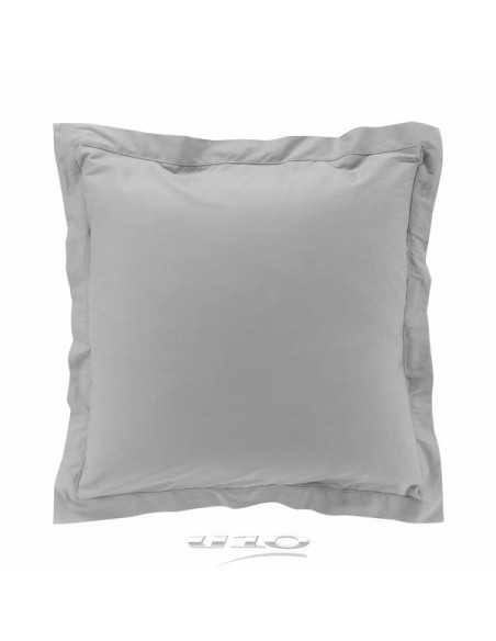 1643226 - taie d'oreiller vp 63 x 63 cm percale uni 78 fils percaline gris +p. b