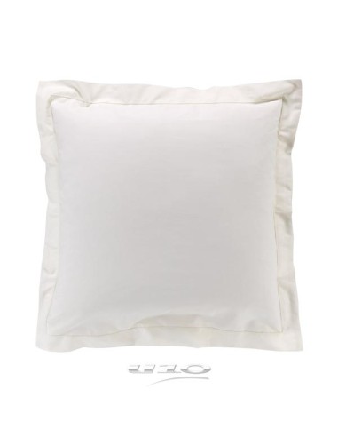 taie d'oreiller vp 63 x 63 cm percale uni 78 fils percaline lin +p. bourdon