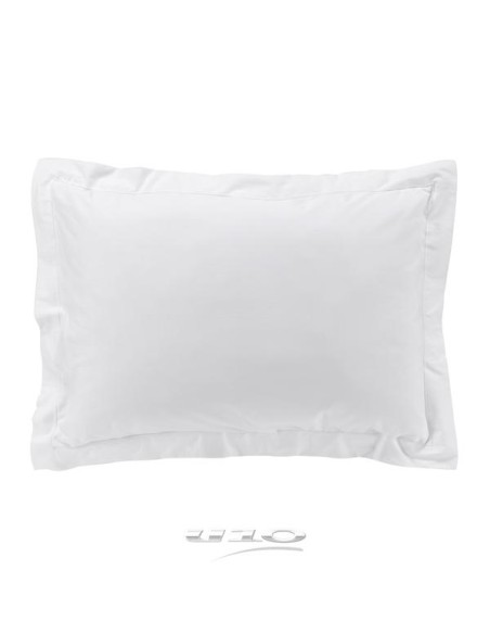 1643234 - taie d'oreiller vp 50 x 70 cm percale uni 78 fils percaline blanc +p.
