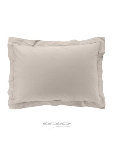 1643235 - taie d'oreiller vp 50 x 70 cm percale uni 78 fils percaline naturel +p