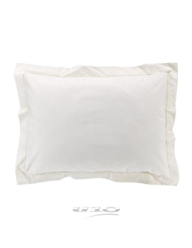 taie d'oreiller vp 50 x 70 cm percale uni 78 fils percaline lin +p. bourdon