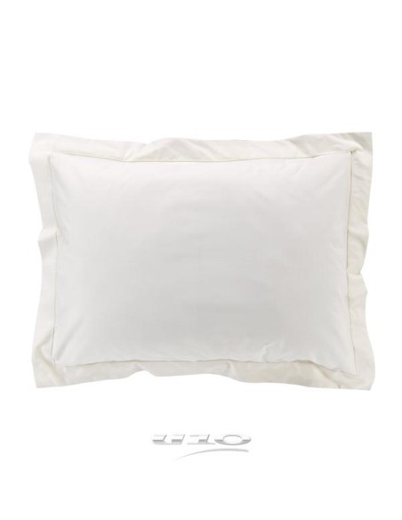 taie d'oreiller vp 50 x 70 cm percale uni 78 fils percaline lin +p. bourdon