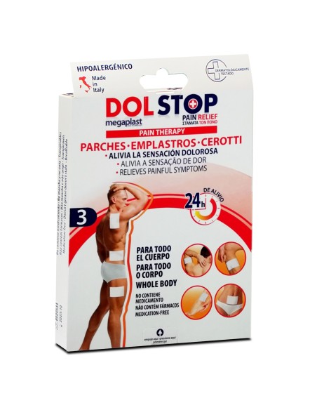 patch douleurs musculaires et articulations megaplast 3 ud 9 x 14 cm