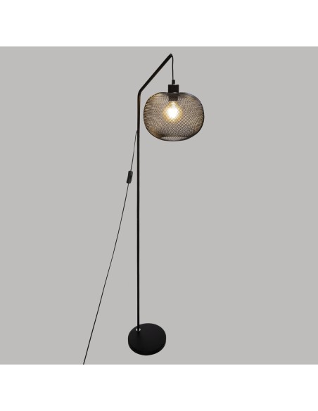 173259-lampadaire arc metal "emie" noir h.157