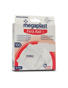 compresse sterile megaplast 100 ud 10 x 10 cm