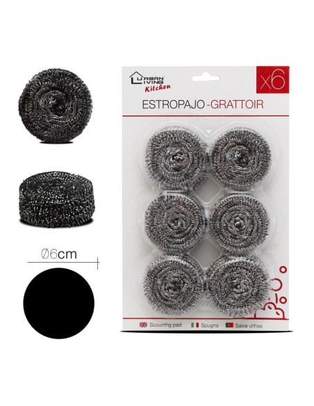 225101 - grattoir x6 diam 6 cm / 15 gr