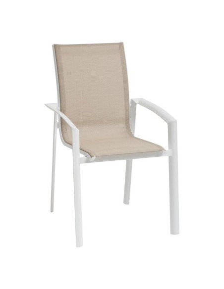 186503g - fauteuil repas axant lin/blanc