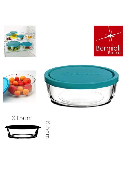 60197-boite hermetique frigoverre diam 15 x 6.5 cm