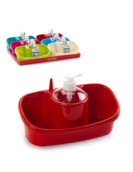 11543 - porte éponge distributeur de savon