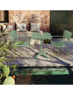 table bar car alu 70x70 inari romarin