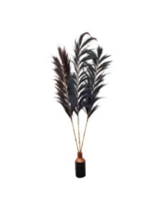 j10 - tige de foin tropical - noir -230cm