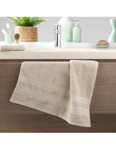 serviette de toilette 50 x 90 cm eponge unie excellence lin