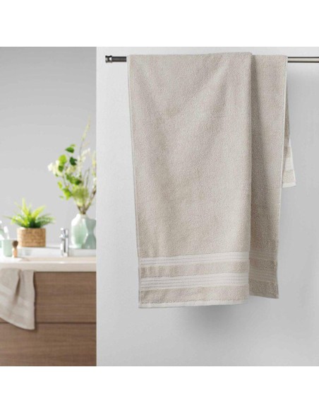 drap de douche 70 x 130 cm eponge unie excellence lin