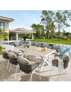 171135 - table emperia 8p acacia/graph