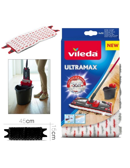 15807 - recharge mop ultramax 2 en 1 vileda