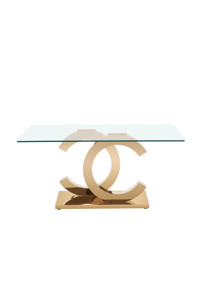 table claudia 160 cm argent