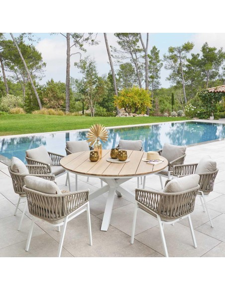 187051a - table oriengo rd 8p acacia/gra