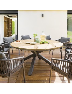 187051b - table oriengo rd 8p acacia/bla