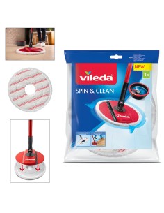 recharge balai seau spin & clean