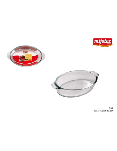 minipl001-mini plat a four ovale 400ml