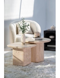 prit78 - table basse stone  - 50x50x45cm