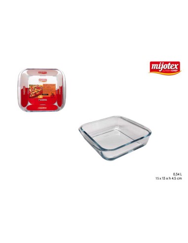 minipl002-mini plat a four carre 340ml