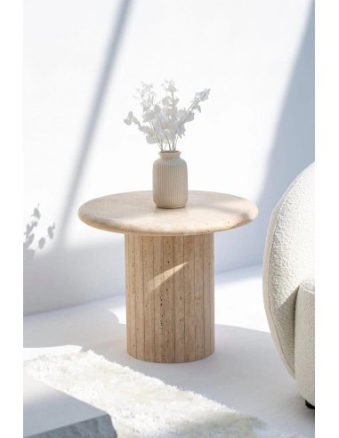 prit80 - table basse ronde - diametre 39cm