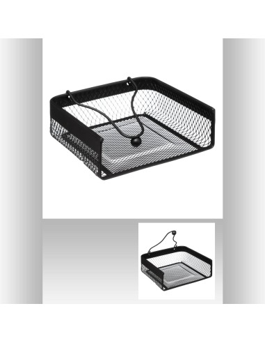 169230 - porte serviette noir mayaj L. 18,5 x P. 18,5 x H. 6,5 cm