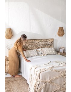 prit41 - tete de lit pakamera manguier - 160x4,5x61cm