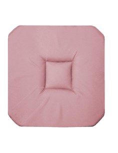 galette 4 rabats 36 x 36 x 3.5 cm coton uni panama dragee