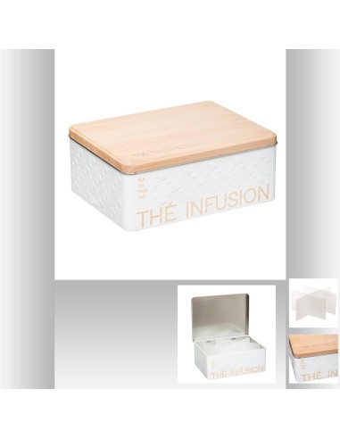 169288 - boite the/infus scandi ed br6 L. 20,5 x P. 16 x H. 8,5 cm