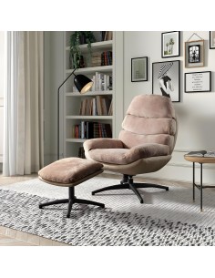 fauteuil bombina beige teddy - at5118-3