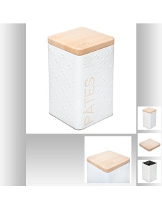 169297 - boite pates scandi ed br6 L. 10,5 x P. 10,5 x H. 18,5 cm