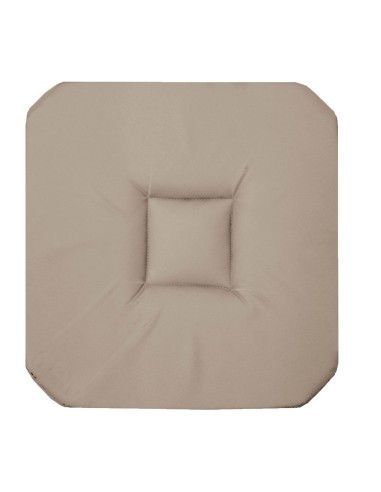 1604709-galette 4 rabats 36 x 36 x 3.5 cm coton uni panama lin