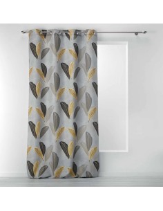 1408834-rideau a oeillets 140 x 260 cm polyester imprime tounsy