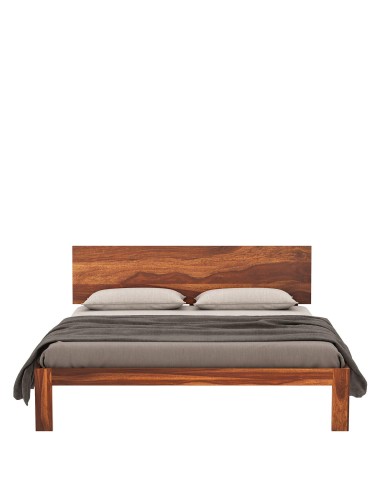 prit23 - lit sandalwood 140*190 cm - 140x190x25cm